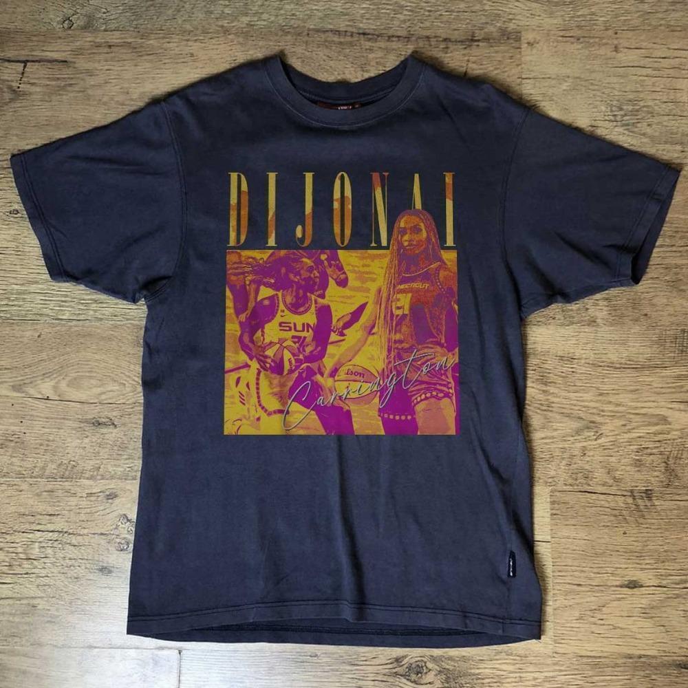 Dijonai Carrington Unisex Black Tshirt Graphics Hip Hop Tshirt